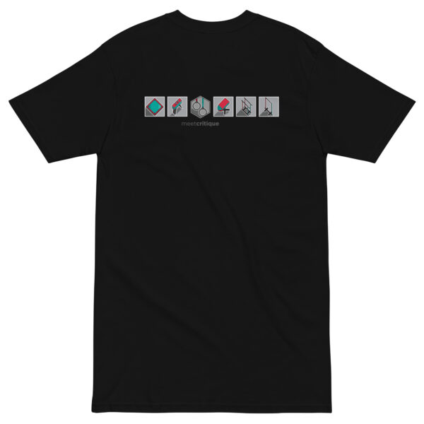 Adult #MENSGYMNASTICS premium heavyweight tee - Image 5
