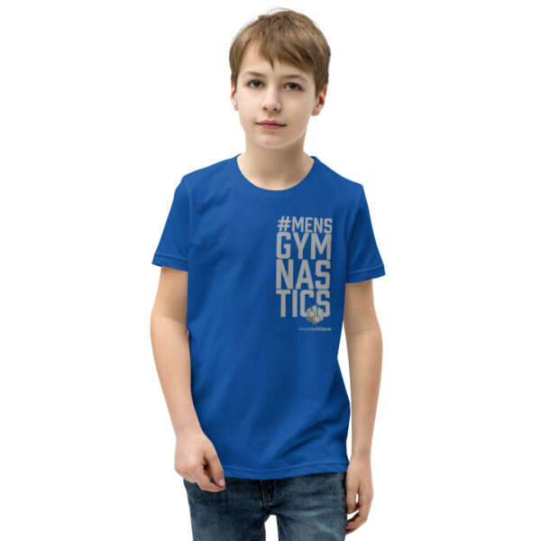 Youth #MENSGYMNASTICS Short Sleeve T-Shirt - Image 9