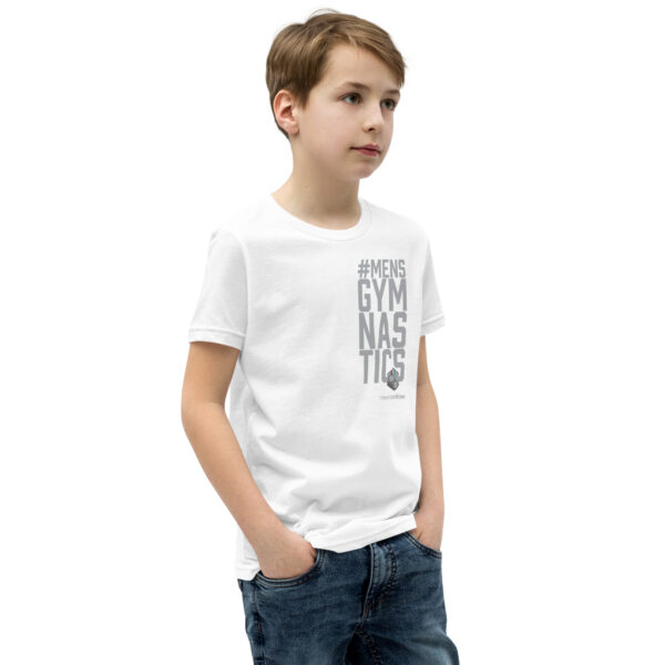 Youth #MENSGYMNASTICS Short Sleeve T-Shirt - Image 14
