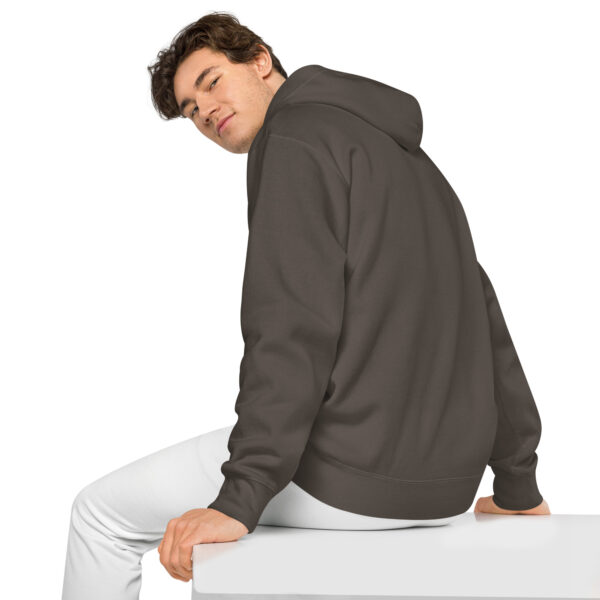 Unisex embroidered logo pigment-dyed hoodie - Image 10