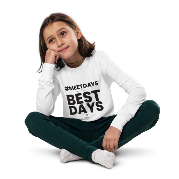 #MEETDAYS Youth long sleeve tee - Image 2